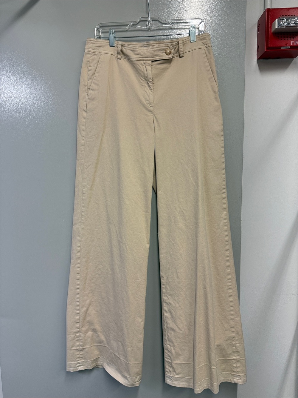 Brooks Brothers beige Wide-Leg Women's Pants